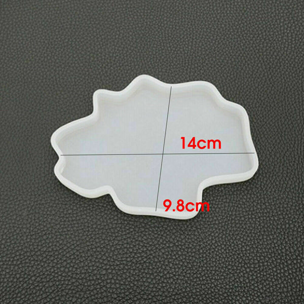 Personalized Coaster Cup Mat Mold Silicone Mould Tool Craft Epoxy Resin Casting