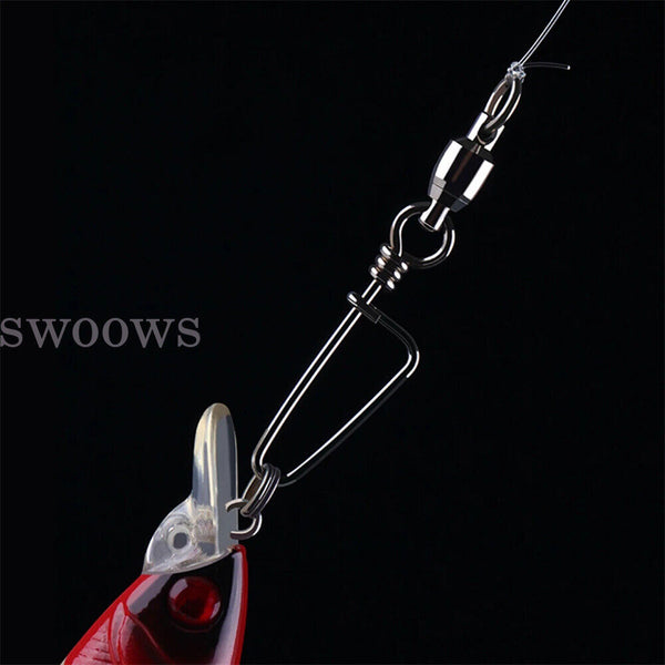 Fishing Swivels Ball Bearing Coastlock Snap Stainless Steel Trolling Connector