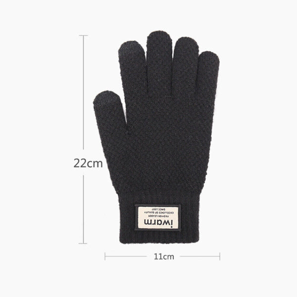 1/4 Mens Winter Warm Windproof Fleece Lined Thermal Touch Screen Gloves Outdoors