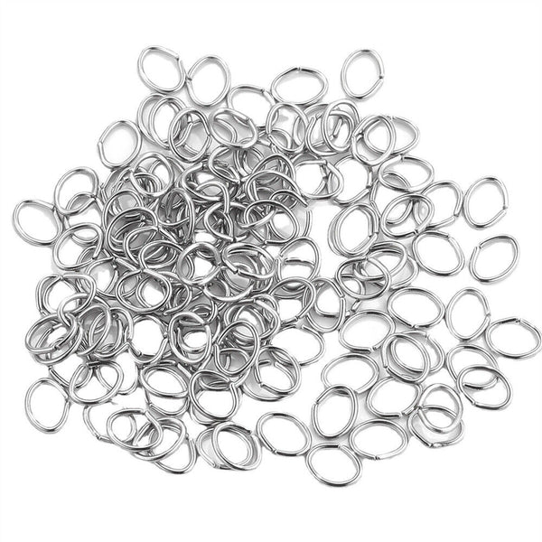 Jump Ring 10mm Silver Findings DIY Jewellery Open Connector Stainless Steel