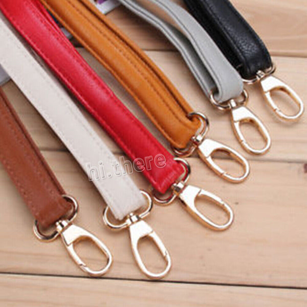 6 Colors Adjustable Shoulder Leather Handbag Bag Purse Strap Replacement 124cm