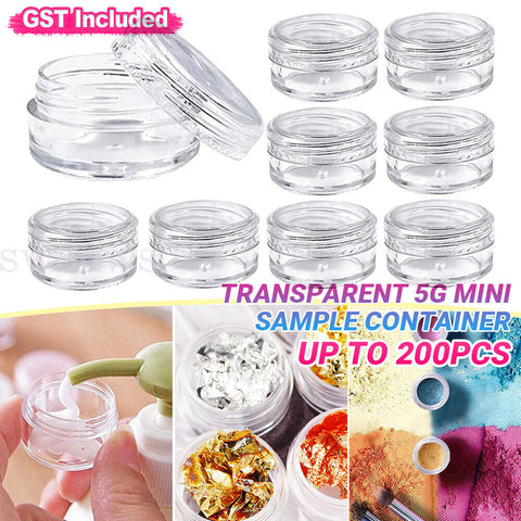 Mini Sample Bottle Cosmetic Makeup Jar Pot Face Cream Lip Balm Container 50-200