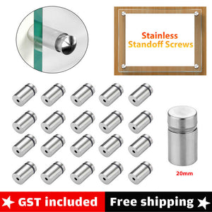 10-20x Stainless Stand off Bolts Mount Standoff Sign Advertisement Fixings Screw