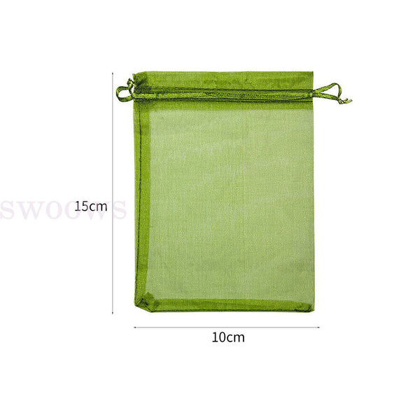 50/100x Fruit Net Bags Agriculture Garden Vegetable Protection Mesh Insect Proof