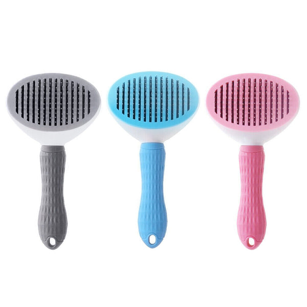 Pet Dog Cat Grooming Comb Brush Tool Gently Removes Loose Undercoat Knots Mats