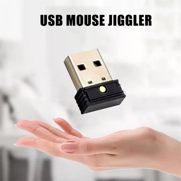 Mini Mouse Jiggler Keeps Awake USB Mouse Mover for Laptop (Mouse Jiggler) Hot AU