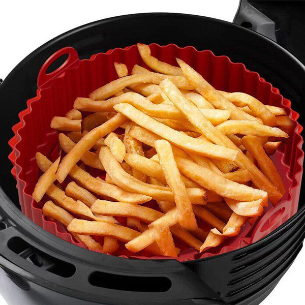 Non-Stick Air Fryer Silicone Pot Air Fryer Basket Liner Reusable Baking Tray Mat