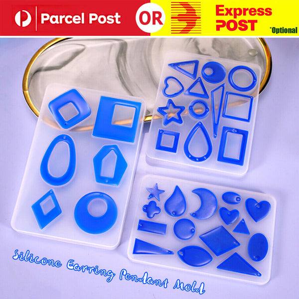 Jewelry Pendant Epoxy Resin Mould Alphabet Silicone Mold DIY English Letter AU