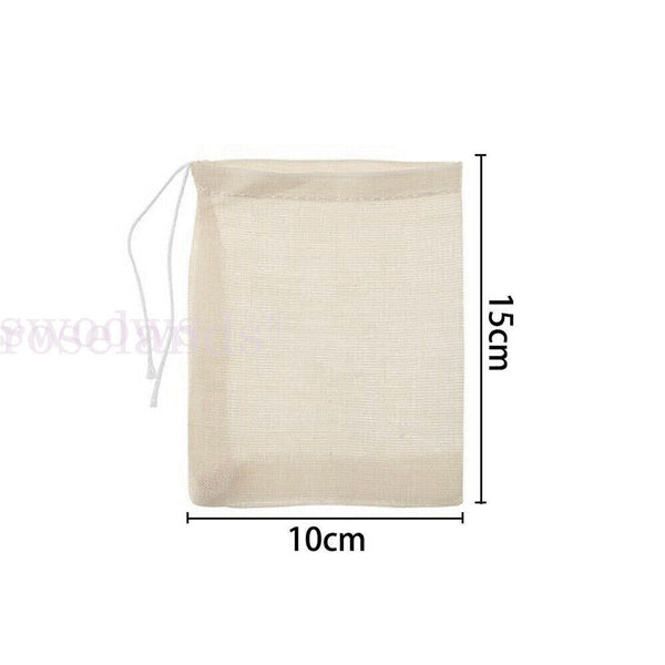 Up 50 Mesh Food Bags Filter bag Muslin Bags Cheesecloth Bags Nut Strainer Cotton