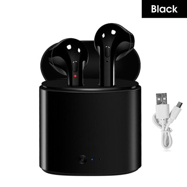 Bluetooth 5.0 Headset TWS Wireless Earphones Mini Earbuds Headphones White/Black