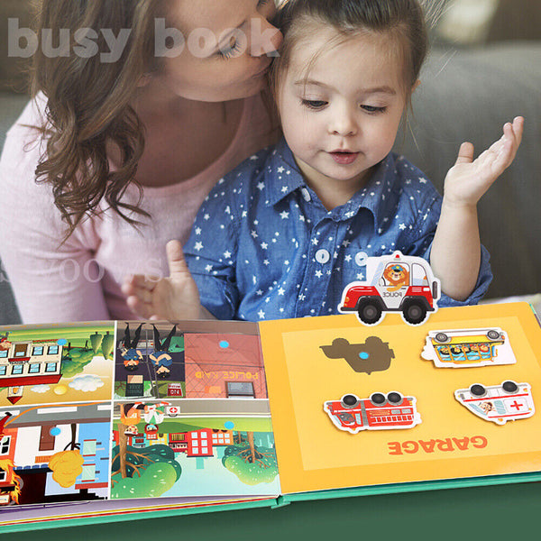 Montessori Busy Board for Toddlers Kids Learning Sensory Activity Board Gift NEW