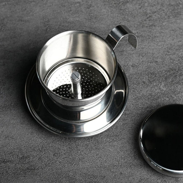 Vietnamese Coffee Filter 304 Stainless Steel Coffee Pot Coffee Strainer Infuser