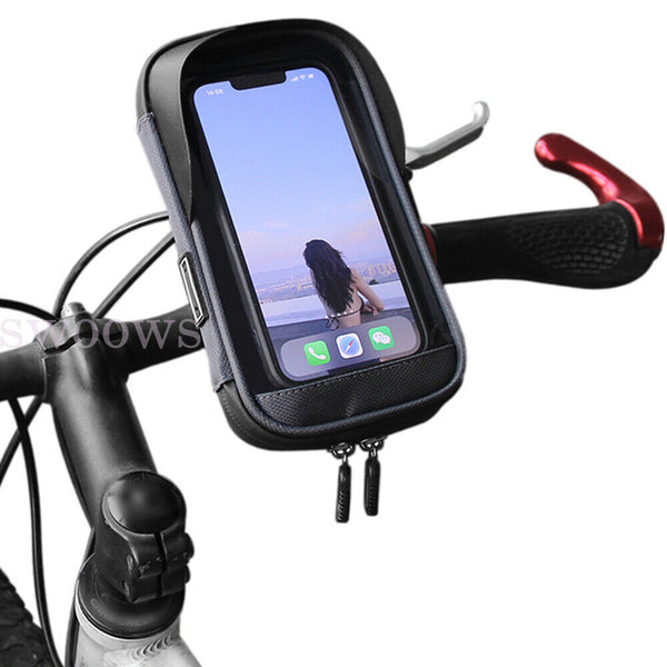 Waterproof Bike Phone Holder Handlebar Mount For Motorcycle Cycling Universal