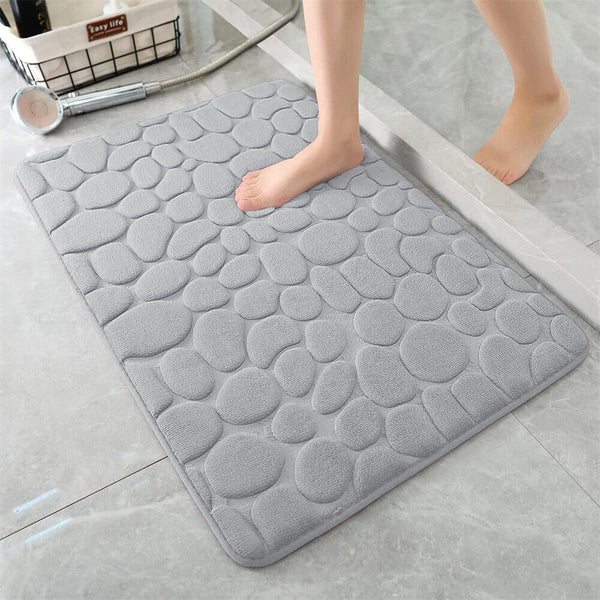 Non-slip Bathroom Carpet Super Absorbent Memory Foam Shower Bath Mat Door Mat