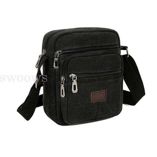 Unisex Men's women Canvas Shoulder Messenger Bag Cross body Satchel Travel Bags