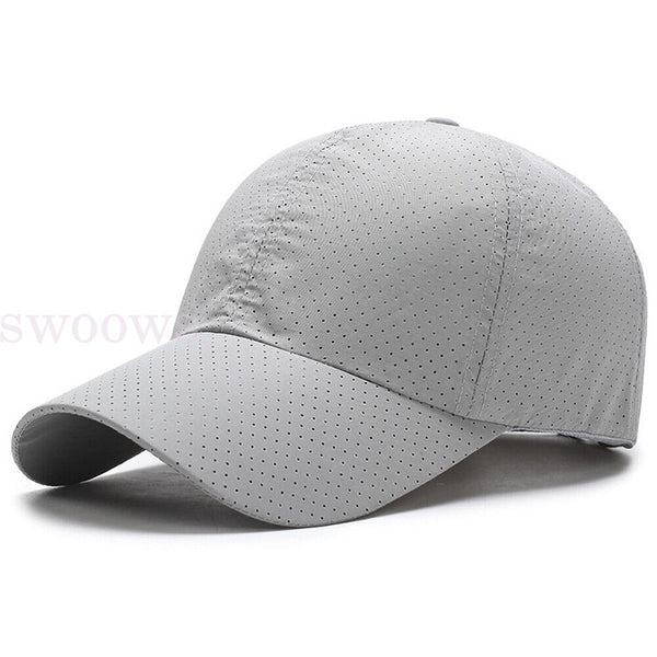 Unisex Hat Plain Curved Sun Visor Hat Outdoor Dustproof Baseball Cap Solid Co