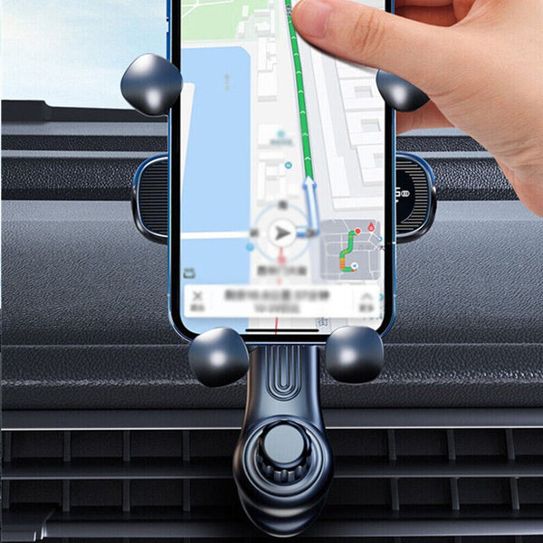 Mini Gravity Car Phone Holder Air Vent Mount for iPhone 15 14 13 Pro Max Samsung