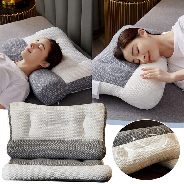 Cervical Ergonomic Pillow Adjustable Ergonomic Contour Orthopedic Bed Pillow AU