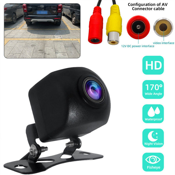 Waterproof 4 Pin Reverse Camera Car Rear View Backup Parking HD Night Vision CAM