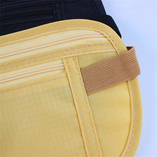 Travel Security Bag Waist Pouch Security Bags Money Belt Secure Card Wallet Bag