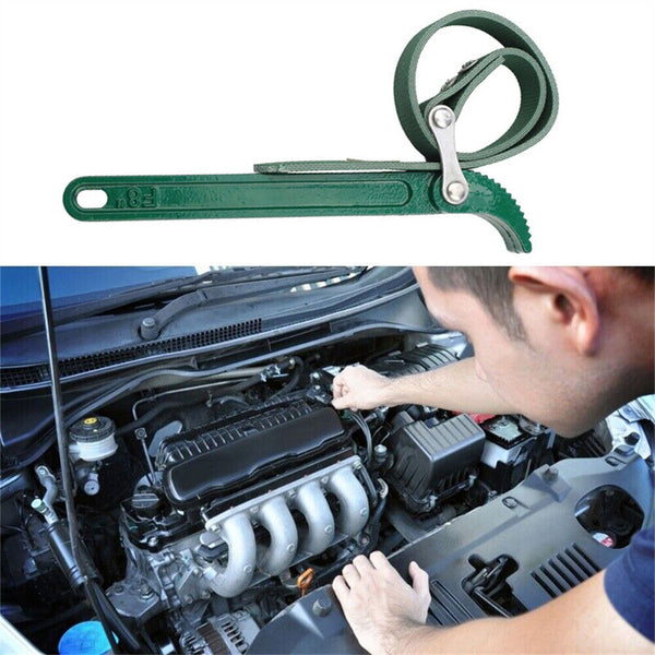 Oil Filter Belt Wrench Puller Strap Spanner Filter Cartridge Removal Tool New AU