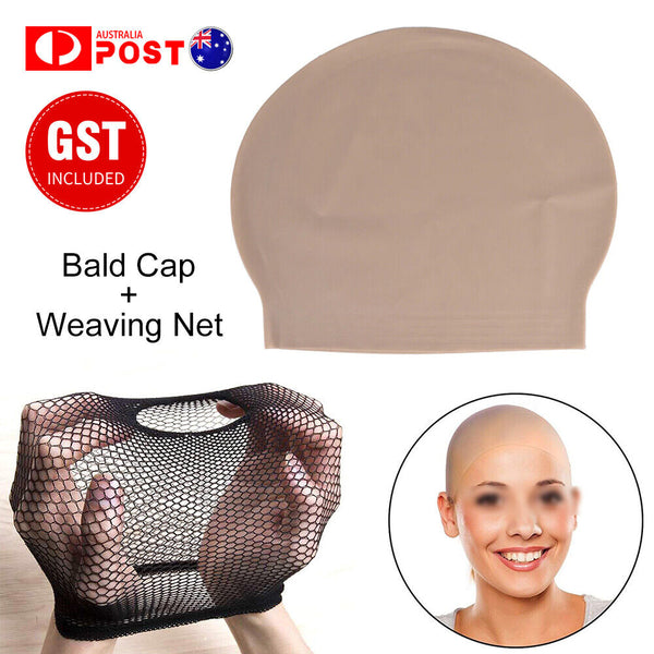 Rubber Bald Skin Head Unisex Funny Skinhead Dress Fancy Costume Latex Wig Cap