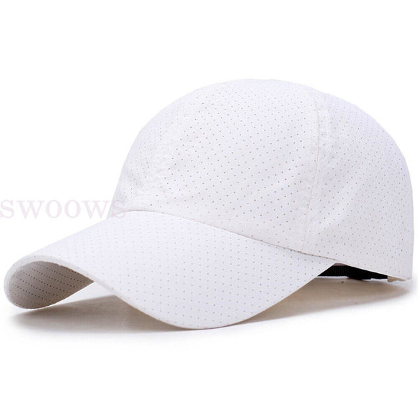 Unisex Hat Plain Curved Sun Visor Hat Outdoor Dustproof Baseball Cap Solid Co