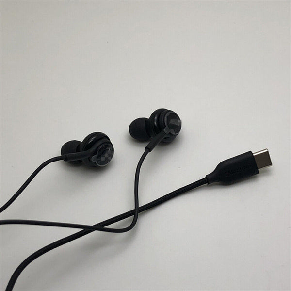 USB Type C Handsfree Earphone for Samsung Galaxy S20 S21a Note 20 Pixel 4 (JS08)