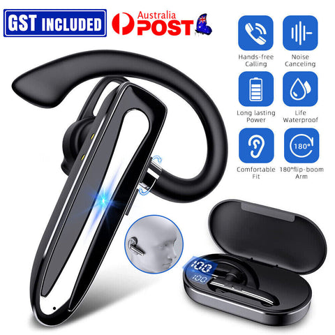 Bluetooth Wireless Earpiece Trucker Handsfree Earphone Earbud Headset