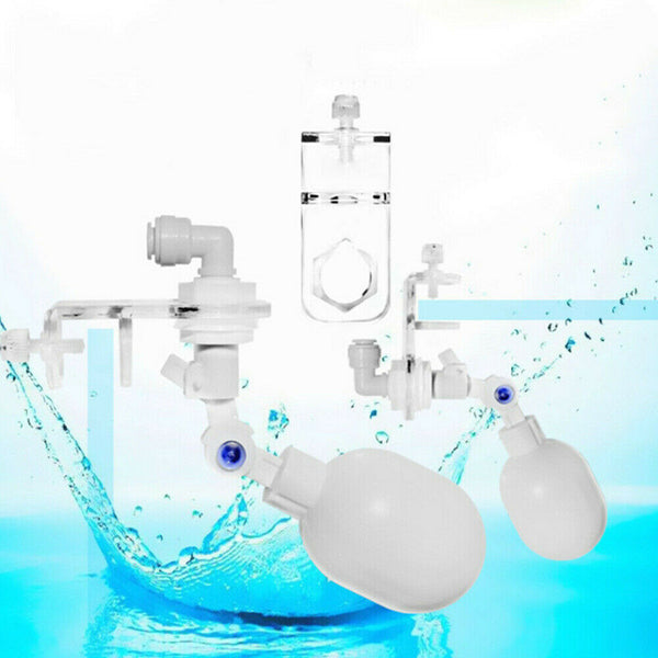 Acrylic Float Ball Valve Shut Off Automatic Feed Fill Fish Tank Aquarium Water`