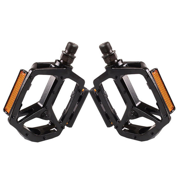 Pair Aluminium Alloy Mountain Bike Road Bicycle Pedals Anti Slip 2 DU Bearing