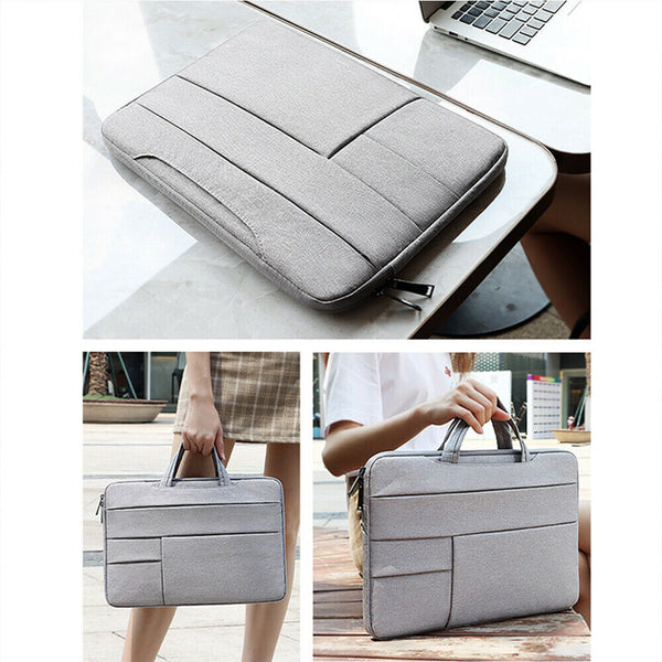 Laptop Sleeve Bag Carry Case Multipockets 13 14 15.6 Inch for MacBook Dell HP