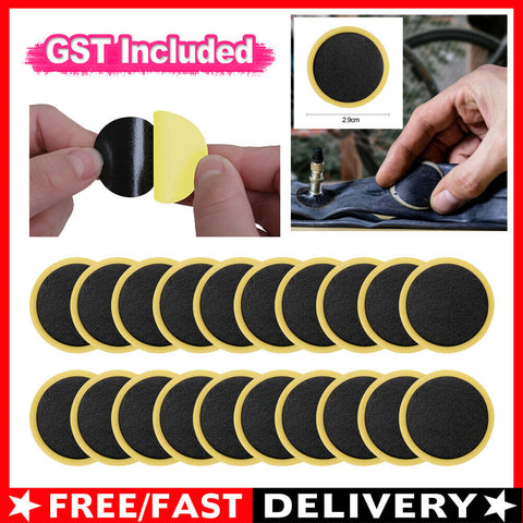 Bicycle Tube Glueless Patch Kit - 20 Pieces - Bike Puncture Repair Kit AU NEW