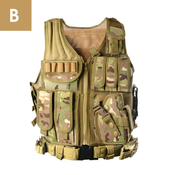 Tactical Military Vest Army Paintball Airsoft Combat Assault Adjustable Armor