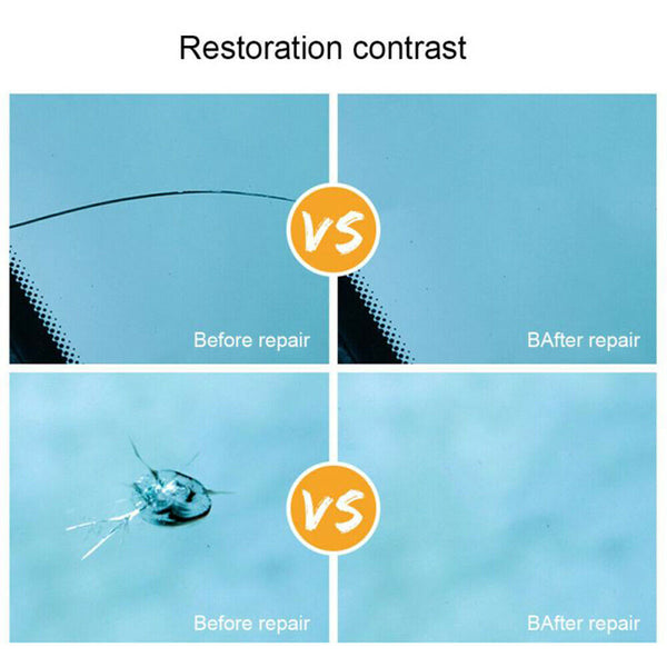 2x Automotive Glass Nano Repair Auto Front Car Window Windshield Crack Repair AU