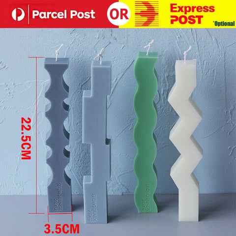 3D DIY Candles Irregular Shaped Candle Mold Making Molds Wax Silicone Moulds AU