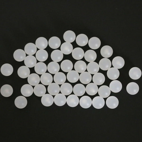 500PCS 7mm Diameter PP Solid Plastic Balls Precision Roller Bearing Transmission