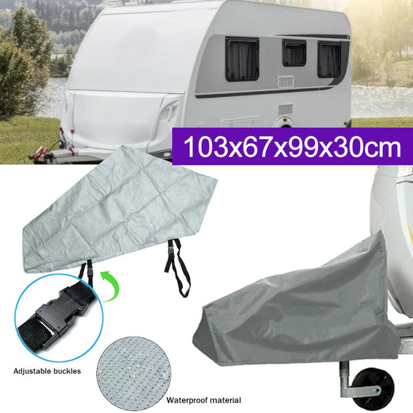 Waterproof Caravan Tailer Towing Hitch Coupling Lock Cover Rain Dust SunT