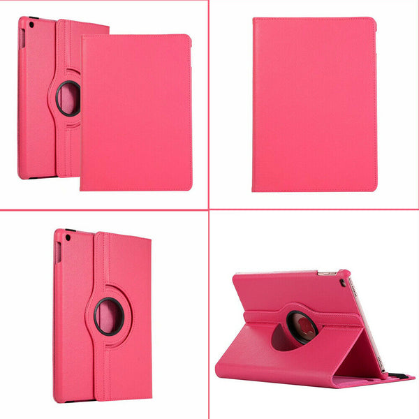 360 Rotating Leather Smart Case Stand Flip Cover for Apple iPad 7th 10.2'' 2019