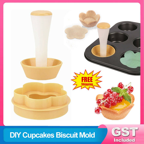 Pastry Dough Tamper Kit DIY Cupcakes Biscuit Mold Baking Donut Mould Home Tools