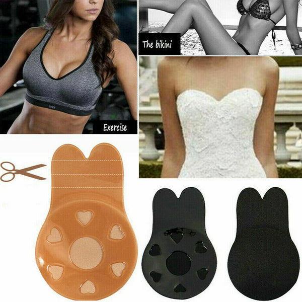 Silicone Bra Breast Lift Up Invisible Tape Boob Nipple Cover Pad Pasties Sticker