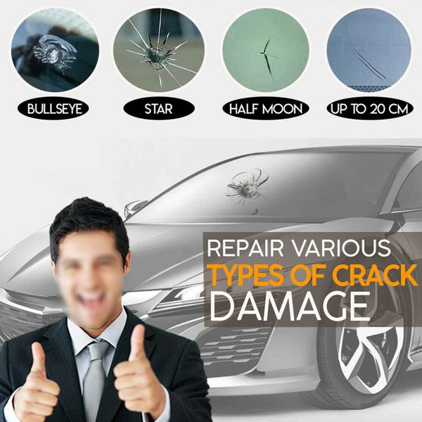 2x Automotive Glass Nano Repair Auto Front Car Window Windshield Crack Repair AU