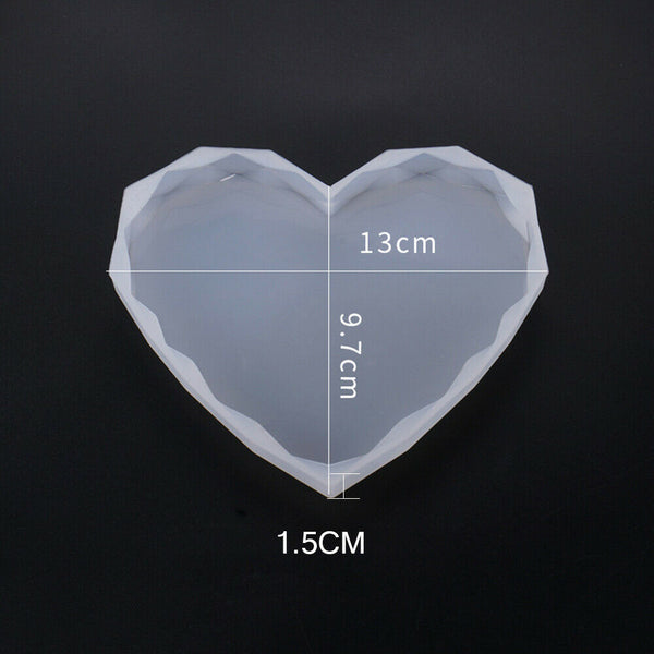 Coaster Resin Casting Mold Epoxy Mould Silicone Jewelry Agate Making Tool Craft