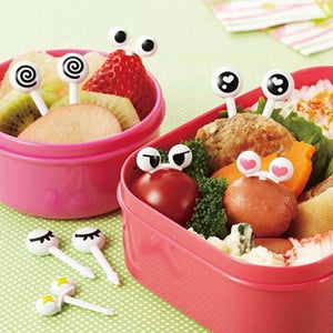 36pcs Fruit Kid Animal Fork Food Mini Forks Lunch Box Accessory Tool Decor