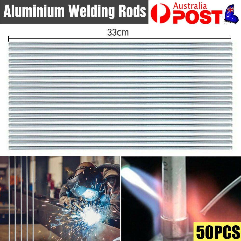 50pcs Aluminium Welding Low Temp Durable Weld Rods Brazing Stick Repair Fix Set