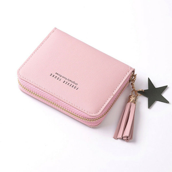 Women Wallet Short Small Coin Purse Ladies Folding Card Holder Card Leather AU