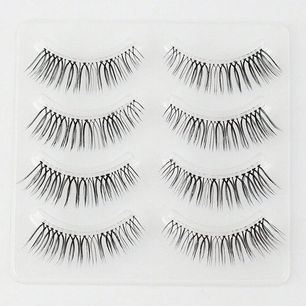 4/5 Pairs Ultra Natural False Eyelashes Handmade Fake Eye Lashes Extension AU