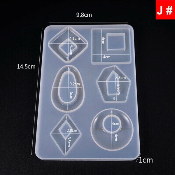 Silicone Pendant Mold Making Jewelry For Resin Necklace Mould Craft DIY Tools