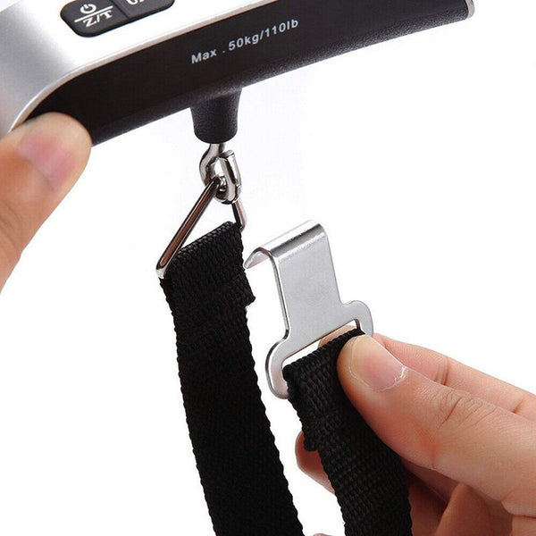 Portable Electronic 50 KG Digital Luggage Scale Weight Travel Measures Weighing