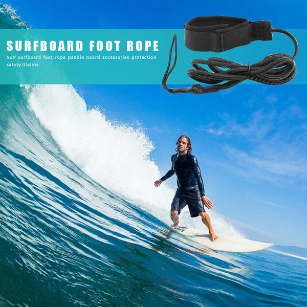 Surfboard Leash Foot Rope Stand Up Paddle Board Protection Leg Ankle Strap AU